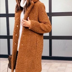 JCrew teddy coat
